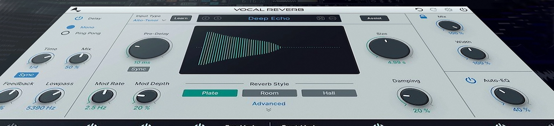 Auto-Tune Vocal Reverb - Pogłos ze wspomaganiem AI