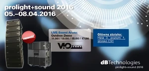 dBTechnologies ViO - Premiera nowych liniówek na Prolight+Sound