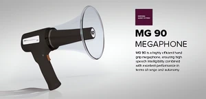 RCF MG 90 - Nowy megafon ręczny o mocy 10W