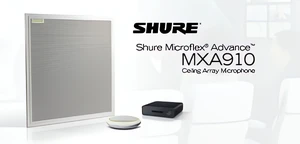 Mikrofony sufitowe Shure Microflex w brytyjskiej siedzibie KPMG