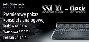 Nie przegap: Premierowe pokazy Solid State Logic XL-Desk 