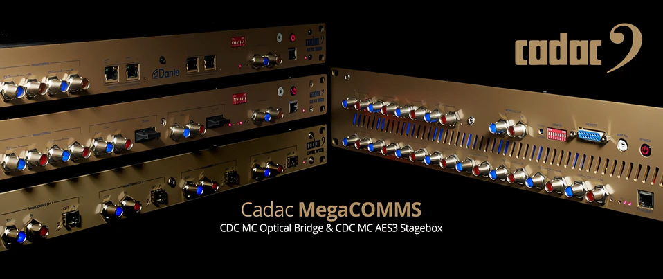 Nowe modele Cadac przeznaczone do pracy w sieci MegaCOMMS