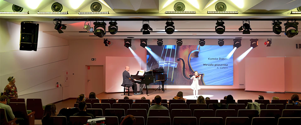 Systemy A10 zabrzmiały w nowej sali koncertowej PSM w Strzyżowie