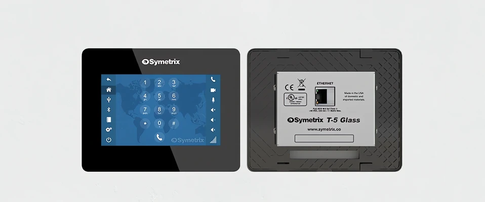 T-5 Glass od Symetrix - Nowy kontroler AV z dotykowym ekranem