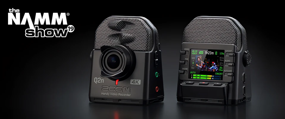 NAMM'19: Nagrywaj koncerty z kompaktową kamerą ZOOM Q2n-4K