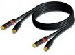 Procab kabel 2xRCA - 2xRCA CAB820/0,5