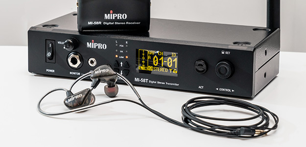 Test systemu bezprzewodowego Mipro MI-58
