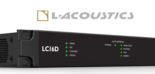 L-Acoustics LC16D: Konwerter sieciowy pozwalający łączyć starsze formaty z siecią Milan AVB